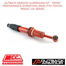 OUTBACK ARMOUR SUSPENSION KIT - FRONT EXPD PAIR FITS TOYOTA PRADO 120 SERIES